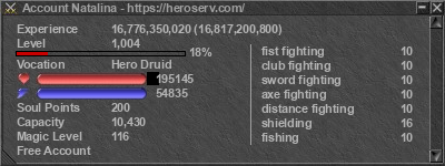 Signature for player Account Natalina