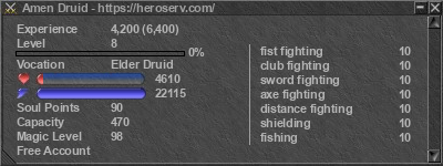 Signature for player Amen Druid
