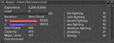 Signature for player Argus