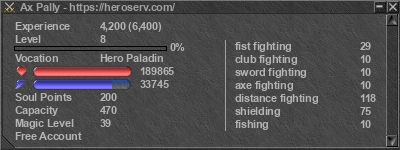 Signature for player Ax Pally