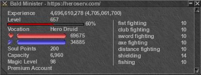 Signature for player Bald Minister