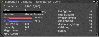Signature for player Barbarian Brutamonte