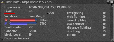 Signature for player Bate Bate