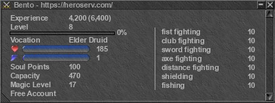 Signature for player Bento