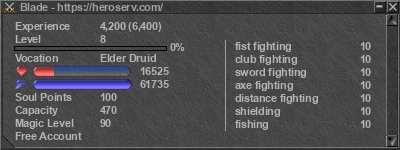 Signature for player Blade