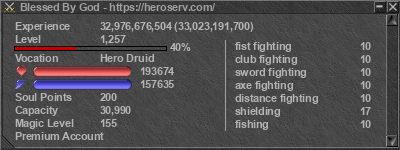 Signature for player Blessed By God