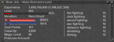 Signature for player Blow Job