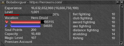 Signature for player Bobaborguer