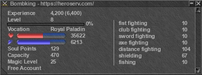 Signature for player Bombking