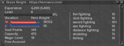 Signature for player Brave Knight
