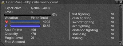 Signature for player Briar Rose