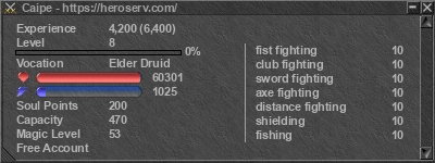 Signature for player Caipe