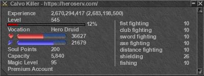 Signature for player Calvo Killer