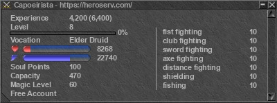 Signature for player Capoeirista