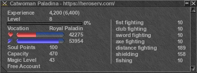 Signature for player Catwoman Paladina