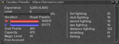 Signature for player Cavalao Paladin