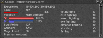 Signature for player Collote