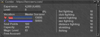 Signature for player Combo