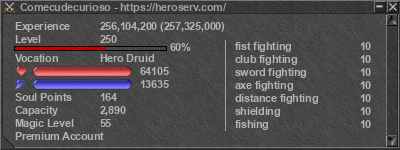 Signature for player Comecudecurioso