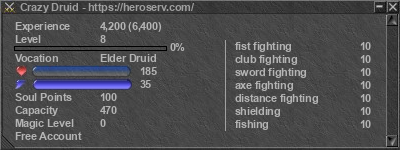 Signature for player Crazy Druid