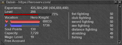 Signature for player Dalsin