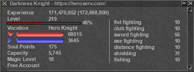 Signature for player Darkness Knight