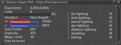 Signature for player Demon Slayer Kid