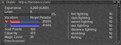 Signature for player Diablo