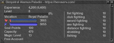 Signature for player Dimystrel Alamus Paladin