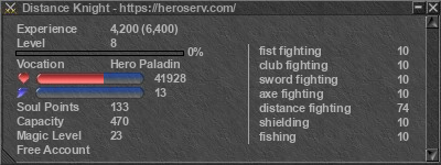 Signature for player Distance Knight