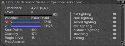 Signature for player Donu De Heroserv Quase