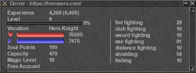 Signature for player Dornir