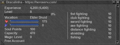 Signature for player Draculinha