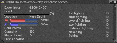 Signature for player Druid Do Metaverso
