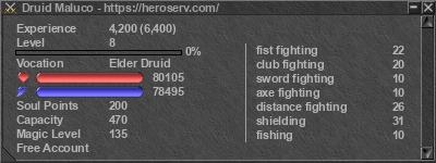 Signature for player Druid Maluco