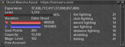 Signature for player Druid Mancha Azuul