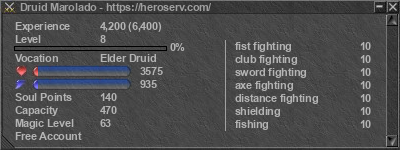 Signature for player Druid Marolado