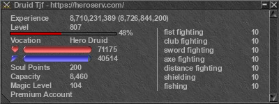 Signature for player Druid Tjf