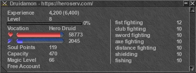 Signature for player Druidamon