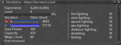 Signature for player Druidinha