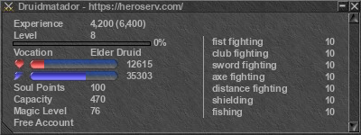 Signature for player Druidmatador