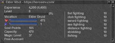 Signature for player Elder Vihct