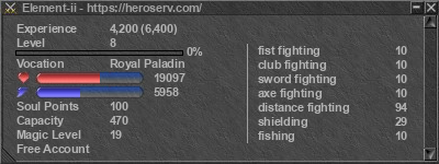 Signature for player Element-ii