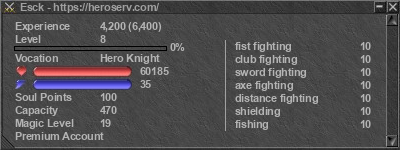 Signature for player Esck