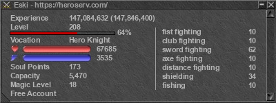 Signature for player Eski