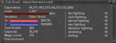 Signature for player Evil Druid