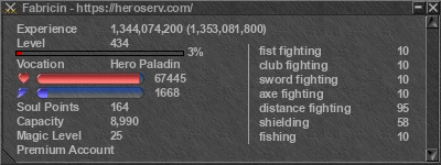 Signature for player Fabricin