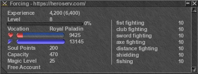 Signature for player Forcing