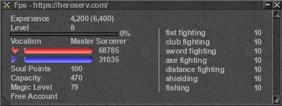 Signature for player Fps