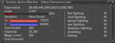 Signature for player Gordao Quilos Mortais